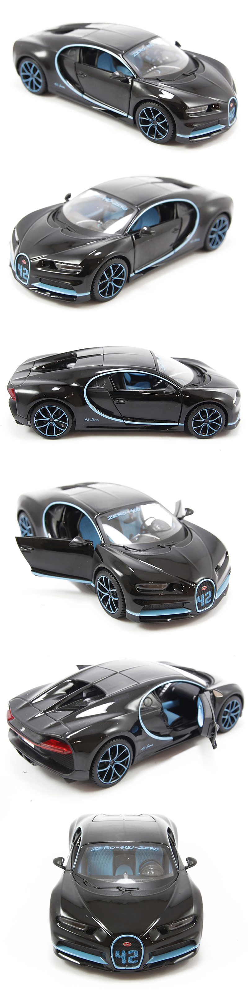 Mô hình Xe Bugatti Chiron 42 Seconds 1:24